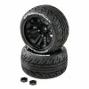 Duratrax SpeedTreads Speedhawk Tires Mounted (2): 1/10 Stadium/Monster Truck for Tires & Wheels