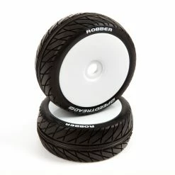 Duratrax SpeedTreads Robber Mounted (2): 1/8 Buggy for Tires & Wheels