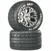 Duratrax Bandito MT 2.8" Mounted 1/2" Offset Tires, Chrome (2) for Tires & Wheels -DURATRAX Sales DTXC3505 A0 YHUJ7Z1Z