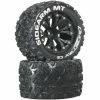 Duratrax Sidearm MT 2.8" 2WD Mounted Rear C2 Tires, Black (2) for Tires & Wheels -DURATRAX Sales DTXC3514 A0 6IHB8JKA