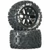 Duratrax Six-Pack MT 2.8" 2WD Mounted Rear C2 Tires, Black (2) for Tires & Wheels -DURATRAX Sales DTXC3520 A0 AMYI2SPC