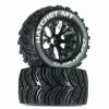 Duratrax Hatchet MT 2.8" 2WD Mounted Front Tires, Black (2) for Tires & Wheels -DURATRAX Sales DTXC3524 A0 QOX18JN5
