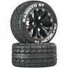 Duratrax Bandito ST 2.8" 2WD Mounted Front C2 Tires, Black (2) for Tires & Wheels -DURATRAX Sales DTXC3540 A0 Z8X00WIM