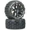 Duratrax Pistol ST 2.8" 2WD Mounted Rear C2 Tires, Black (2) for Tires & Wheels -DURATRAX Sales DTXC3554 A0 C5K0IXOV