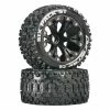 Duratrax Six Pack ST 2.8" 2WD Mounted Front C2 Tires, Black (2) for Tires & Wheels -DURATRAX Sales DTXC3558 A0 G6AW584L