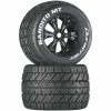 Duratrax Bandito MT 3.8" Mounted Tires, Black (2) for Tires & Wheels -DURATRAX Sales DTXC3574 A0 ISYN2S28