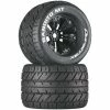 Duratrax Bandito MT 3.8" Mounted 1/2" Offset Tires, Black (2) for Tires & Wheels -DURATRAX Sales DTXC3576 A0 N52XMW7J