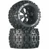 Duratrax Six-Pack MT 3.8" Mounted Tires, Black (2) for Tires & Wheels -DURATRAX Sales DTXC3582 A0 VOLQR39X