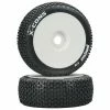 Duratrax X-Cons 1/8 C2 Mounted Buggy Tires, White (2) for Tires & Wheels -DURATRAX Sales DTXC3610 A0 D6GGIMJQ
