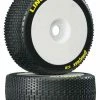 Duratrax Lineup 1/8 C2 Mounted Buggy Tires, White (2) for Tires & Wheels 1 Duratrax Lineup 1/8 C2 Mounted Buggy Tires, White (2) for Tires & Wheels -DURATRAX Sales DTXC3620 A0 SLB1MFIO