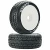 Duratrax Bandito 1/8 Buggy C2 Mounted Buggy Tires, White (2) for Tires & Wheels -DURATRAX Sales DTXC3638 A0 4CN6HK9H