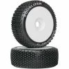 Duratrax Equalizer 1/8 C2 Mounted Buggy Tires, White (2) for Tires & Wheels -DURATRAX Sales DTXC3644 A0 CQ62I9AH