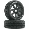 Duratrax Bandito 1/8 Buggy Tire C3 Mounted Spoke Tires, Black (2) for Tires & Wheels -DURATRAX Sales DTXC3656 A0 1RDMCM7Y