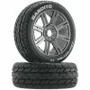 Duratrax Bandito 1/8 Buggy Tire C3 Mounted Spoke Tires, Chrome (2) for Tires & Wheels -DURATRAX Sales DTXC3658 A0 CFLHVEYK