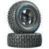Duratrax Lockup SC Tire C2 Mounted Black Front: Slash(2) for Tires & Wheels -DURATRAX Sales DTXC3670 A0 22XLVY1B
