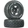 Duratrax Lockup SC Tire C2 Mounted Black Rear: Slash (2) for Tires & Wheels -DURATRAX Sales DTXC3671 A0 3X2DKS9O