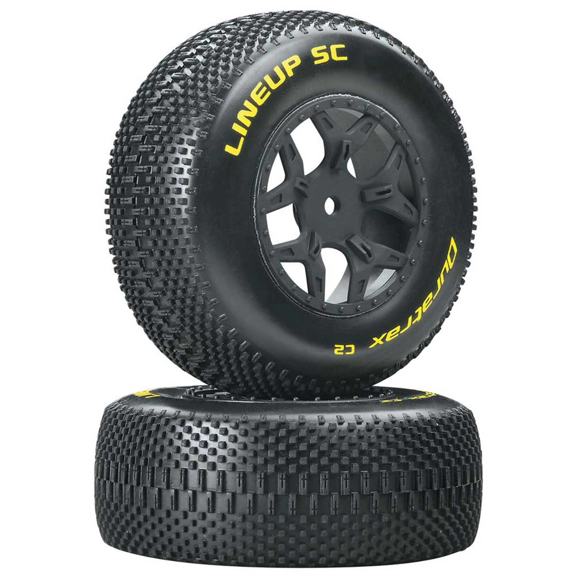 Duratrax Lineup 1/10 SC Tire C2 Mounted Tires: SCTE 4x4 (2) for Tires & Wheels 3 Duratrax Lineup 1/10 SC Tire C2 Mounted Tires: SCTE 4x4 (2) for Tires & Wheels