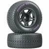 Duratrax Posse SC C2 Mounted Tires, Front: Slash (2) for Tires & Wheels -DURATRAX Sales DTXC3694 A0 Z6W40Y5R