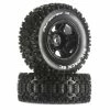 Duratrax Six-Pack SC C2 Mounted Tires: Traxxas Slash Front (2) for Tires & Wheels -DURATRAX Sales DTXC3860 A0 NL4WATKH