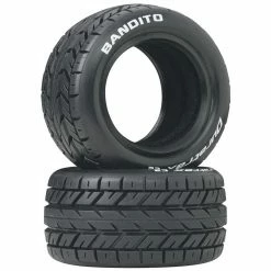Duratrax Bandito 1/10 Buggy Tires Rear 4WD C2 (2) for Tires & Wheels