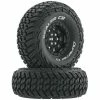 Duratrax Scaler CR C3 Mounted 1.9" Crawler Tires, Black (2) for Tires & Wheels -DURATRAX Sales DTXC4022 A0 VQ8YTGMK