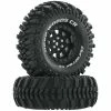 Duratrax Deep Woods CR C3 Mounted 1.9" Crawler Tires, Black (2) for Tires & Wheels -DURATRAX Sales DTXC4026 A0 09TUV759