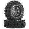 Duratrax Deep Woods CR C3 Mounted 1.9" Crawler Tires, Chrome (2) for Tires & Wheels -DURATRAX Sales DTXC4027 A0 BVX8FK2E