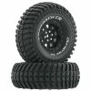 Duratrax Approach CR C3 Mounted 1.9"Crawler Tires, Black (2) for Tires & Wheels -DURATRAX Sales DTXC4030 A0 LZ5GJ3V2