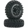 Duratrax Deep Woods CR C3 Mounted 2.2" Crawler Tires, Black (2) for Tires & Wheels -DURATRAX Sales DTXC4042 A0 O1WGUPI7
