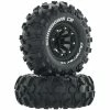 Duratrax Showdown CR C3 Mounted 2.2" Crawler Tires, Black (2) for Tires & Wheels -DURATRAX Sales DTXC4050 A0 CHVKGXIT