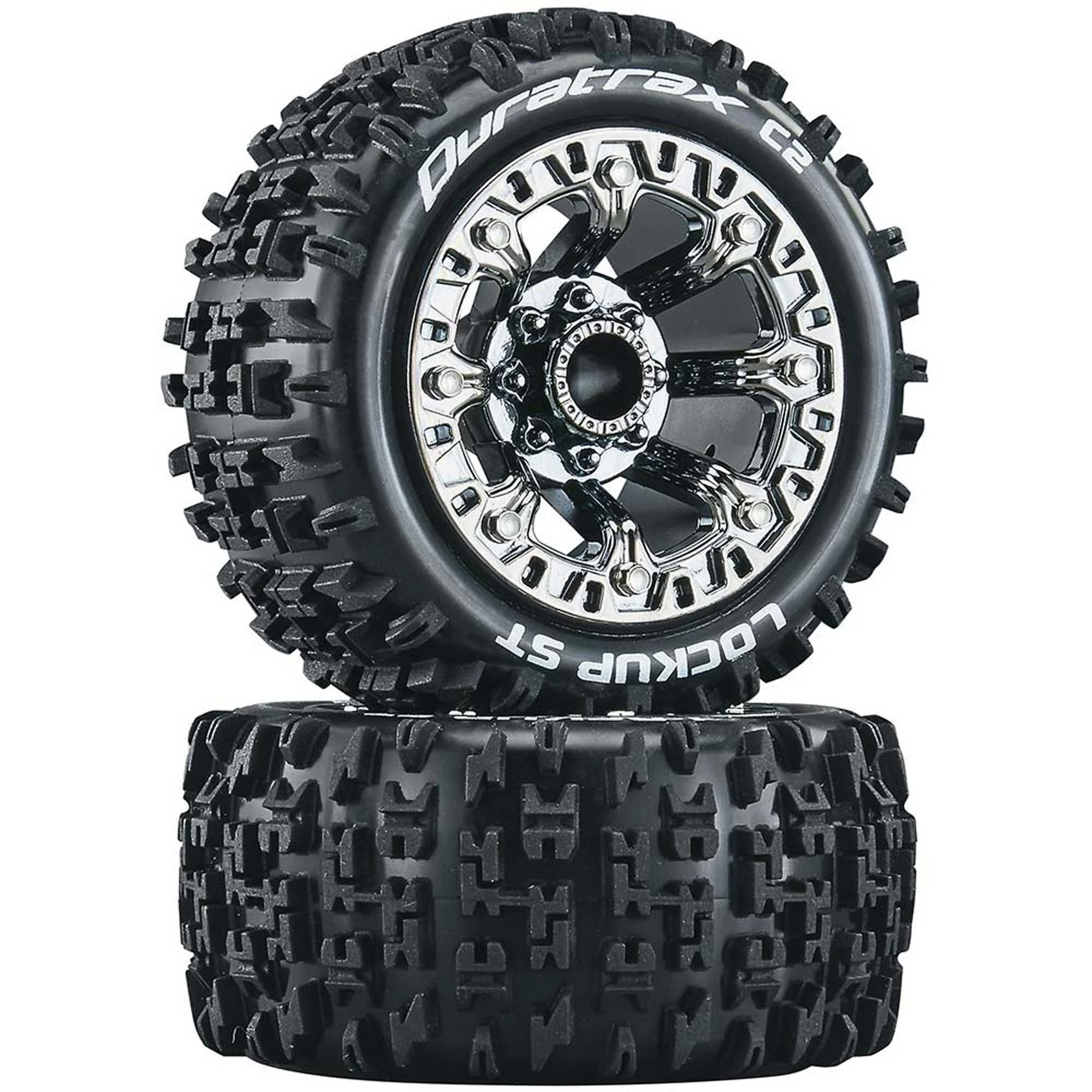 Duratrax Lockup ST 2.2 Tires, Chrome (2) for Tires & Wheels 3 Duratrax Lockup ST 2.2 Tires, Chrome (2) for Tires & Wheels