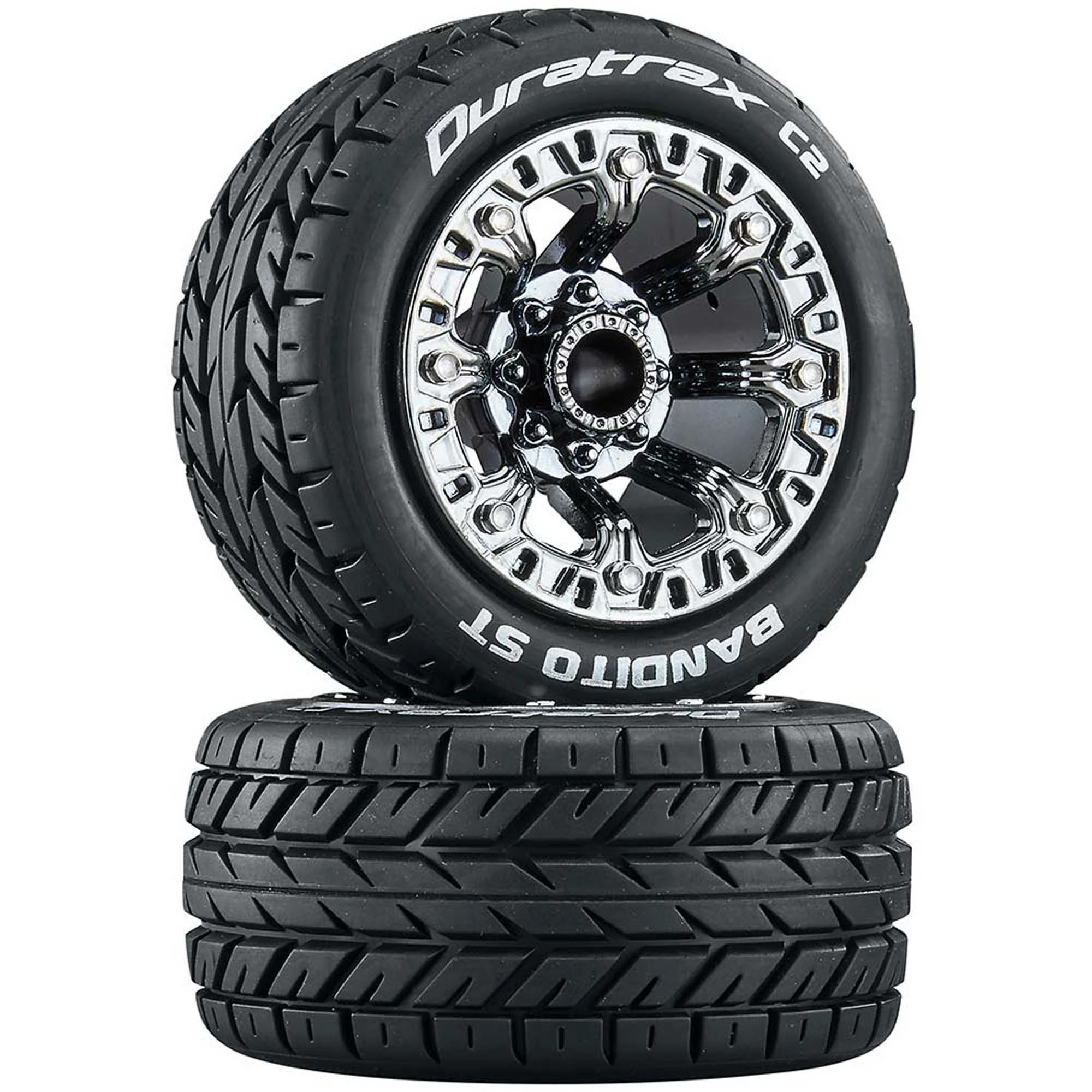 Duratrax Bandito ST 2.2 Tires, Chrome (2) for Tires & Wheels 3 Duratrax Bandito ST 2.2 Tires, Chrome (2) for Tires & Wheels