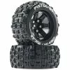 Duratrax Pistol ST 2.8 Mounted Tires, Black 14mm Hex (2) for Tires & Wheels -DURATRAX Sales DTXC5204 A0 06SO5KNJ
