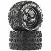 Duratrax Sidearm MT 2.8 Mounted Tires, Chrome 14mm Hex(2) for Tires & Wheels -DURATRAX Sales DTXC5255 A0 GKG1PD2U