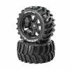 Duratrax Hatchet X Belted Mounted Tires, 24mm Black (2) for Tires & Wheels -DURATRAX Sales DTXC5503 A0 M3GAZIN1