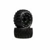 Duratrax Hatchet MT Belted 2.8" 2WD Mounted Rear Tires, .5 Offset, Black (2) for Tires & Wheels