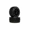 Duratrax Lockup ST Belted 2.8" 2WD Mounted Rear Tires, .5 Offset, Black (2) for Tires & Wheels -DURATRAX Sales DTXC5533 A0 O08P7WPK
