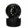 Duratrax Binder ST Belted 2.8" Mounted Front/Rear Tires, 14mm Black (2) for Tires & Wheels -DURATRAX Sales DTXC5543 A0 1N7FU23H