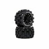 Duratrax STAKKER MT 2.8 Mounted F/R C2 .5 Offset Black(2) for Tires & Wheels -DURATRAX Sales DTXC5551 A0 M7UT1LMH