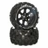 Duratrax STAKKER ST 2.8 Mounted F/R Tires, C2 14mm Black (2 for Tires & Wheels -DURATRAX Sales DTXC5565 A0 Q16MT5DO
