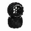Duratrax STAKKER 1/8 MT Mounted 0 Offset, 17mm Black (2) for Tires & Wheels 2 Duratrax STAKKER 1/8 MT Mounted 0 Offset, 17mm Black (2) for Tires & Wheels -DURATRAX Sales DTXC5580 A0 1SVBN0G6