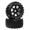 Duratrax Hatchet X Belted Mounted Black 24mm Kraton 8S (2) for Tires & Wheels -DURATRAX Sales DTXC5588 A0 9YX8WS7Q