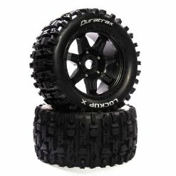 Duratrax Lockup Mounted Black 24mm Kraton 8S (2) for Tires & Wheels