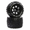 Duratrax Lockup MT Belt 3.8" Mounted Front/Rear Tires .5 Offset 17mm, Black (2) for Tires & Wheels -DURATRAX Sales DTXC5632 A0 8O3DUD46