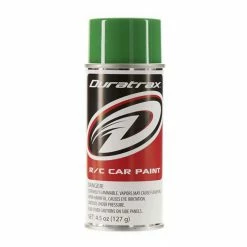 Duratrax Polycarb Spray, Rally Green, 4.5 oz for Paints